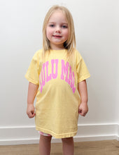 Load image into Gallery viewer, Lulu Mac YOUTH Stripes Logo SS Tee in Butter