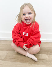 Load image into Gallery viewer, Lulu Mac Youth Terry Shorts in Red