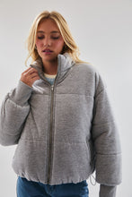 Load image into Gallery viewer, Want Me Jersey Puffer Jacket