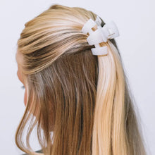 Load image into Gallery viewer, Teleties Classic Petite Hair Clip-Coconut White