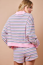 Load image into Gallery viewer, My Last Dime Striped Loose Fit Sweatshirt