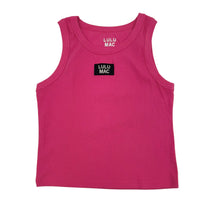Load image into Gallery viewer, Lulu Mac DD Solid Hot Pink Tank Tops