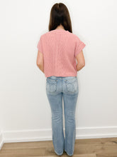Load image into Gallery viewer, Gonna Be Alright Flower Pattern Sweater Knit Vest Top