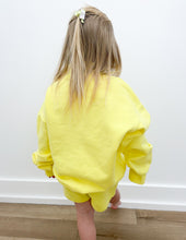 Load image into Gallery viewer, Lulu Mac Youth Terry Shorts in Yellow