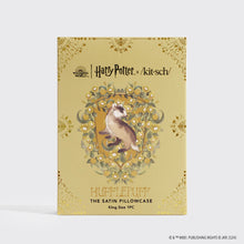 Load image into Gallery viewer, Harry Potter x Kitsch Hufflepuff King Satin Pillowcase