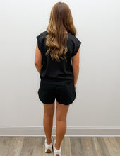 Load image into Gallery viewer, Caught Up In This Moment Scuba Sleeveless Top in Black