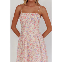 Load image into Gallery viewer, Sun On My Face Floral Flowy Maxi Dress in Blue