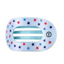 Load image into Gallery viewer, Teleties Small Flat Round Clip-United We Sparkle