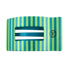 Load image into Gallery viewer, Teleties Medium Flat Rectangle Clip- Cabana Cutie