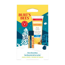 Load image into Gallery viewer, Hive Favorites Vanilla Bean Gift Set, Body Lotion &amp; Lip Balm
