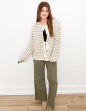 Load image into Gallery viewer, Not Going Straight Wide Leg Denim Pants in Faded Olive