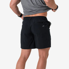 Load image into Gallery viewer, Burlebo 7" Everyday Matte Black Shorts with Retro Duck Camo Pockets