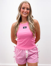 Load image into Gallery viewer, Lulu Mac DD Solid Bubblegum Tank Top