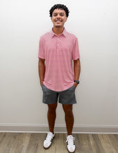 Load image into Gallery viewer, Meripex Adult Polo in Red/White Stripes