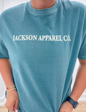 Load image into Gallery viewer, Jac's Logo SS Tee in Emerald