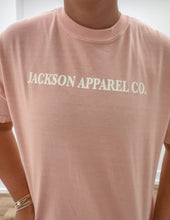Load image into Gallery viewer, Jac's Logo SS Tee in Peachy