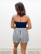 Load image into Gallery viewer, Answer Me Double Layer Tube Top in Navy
