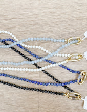 Load image into Gallery viewer, Kendra Scott Emery Beaded Necklace in Gold/Black Agate
