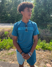 Load image into Gallery viewer, The North Face Men's Brand Proud SS Tee Blue Coral