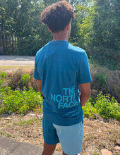 Load image into Gallery viewer, The North Face Men's Brand Proud SS Tee Blue Coral