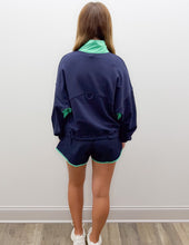 Load image into Gallery viewer, Find The Mistake French Terry Set in Navy/Mint Green