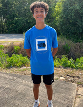 Load image into Gallery viewer, The North Face Men's Geo Tee Super Sonic Blue