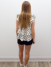 Load image into Gallery viewer, You Are The Best Thing Polka Dot Ruffled Top
