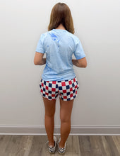 Load image into Gallery viewer, Freedom Cursive Puff Glitter SS Tee