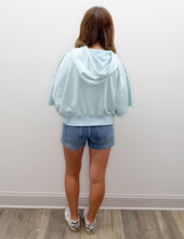Load image into Gallery viewer, Not My Problem Washed Terry Drawstring SS Hoodie Top