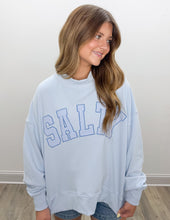 Load image into Gallery viewer, SALTY Oversized Mock Neck Sweatshirt