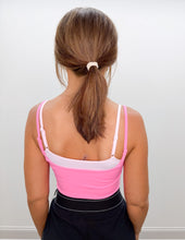 Load image into Gallery viewer, Last Time I Checked Double Layered Tank Top in Hot Pink Combo