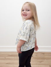 Load image into Gallery viewer, Local Girl Youth Boxy Crop SS Tee in Forest Camo Saltwater
