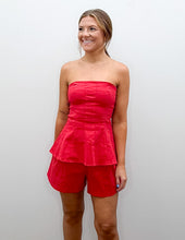 Load image into Gallery viewer, I Deserve Peplum Top and Shorts Set