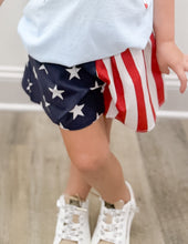 Load image into Gallery viewer, Lulu Mac Youth Stars/Stripe Shorts