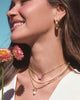 Kendra Scott Cailey Gold Butterfly Pendant Necklace in Pink