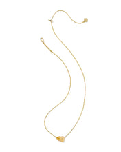 Load image into Gallery viewer, Kendra Scott Tatum Short Pendant Gold Necklace in Golden Yellow Mix