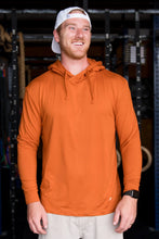 Load image into Gallery viewer, Burlebo Men's Performance Hoodie Orange
