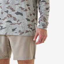 Load image into Gallery viewer, Burlebo Men's Performance Hoodie in Topo Desert Camo