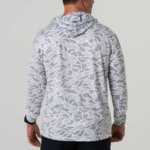 Load image into Gallery viewer, Burlebo Men's Performance Hoodie in White Camo