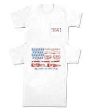 Load image into Gallery viewer, Old Row Buzzin' In The USA SS Pocket Tee