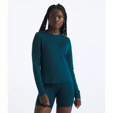 Load image into Gallery viewer, The North Face Women's Dune Sky LS Crew in Midnight Petrol