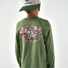Load image into Gallery viewer, Burlebo Youth Ducks Flying In LS Tee