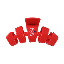 Load image into Gallery viewer, Teleties Classic Large Hair Clip-USA in Classic Red