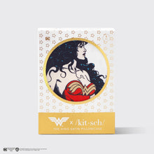 Load image into Gallery viewer, Wonder Woman x Kitsch King Satin Pillowcase Believe in Wonder