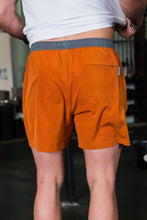 Load image into Gallery viewer, Burlebo Orange Athletic Shorts White Camo Liner
