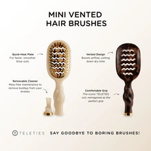 Load image into Gallery viewer, Teleties Mini Vented Brush-Tortoise