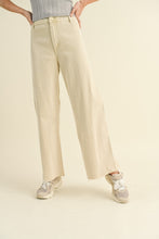 Load image into Gallery viewer, Even If Straight Wide Leg Denim Pants in Beige