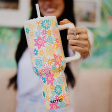 Load image into Gallery viewer, Stainless Steel Tumbler 38OZ Tumbler in Spring Flowers