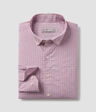 Load image into Gallery viewer, Southern Shirt Company Glendale Plaid LS Dress Shirt in Sorbet