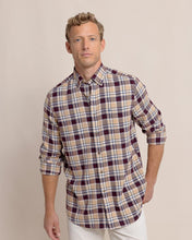 Load image into Gallery viewer, Southern Tide Men's Sweetgrass Plaid Beach Flannel Sport Shirt